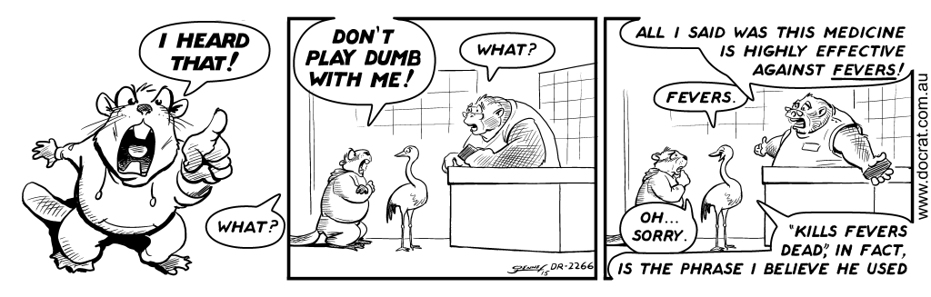 We believe a beaver’s grievance – Doc Rat – A daily comic strip by Jenner